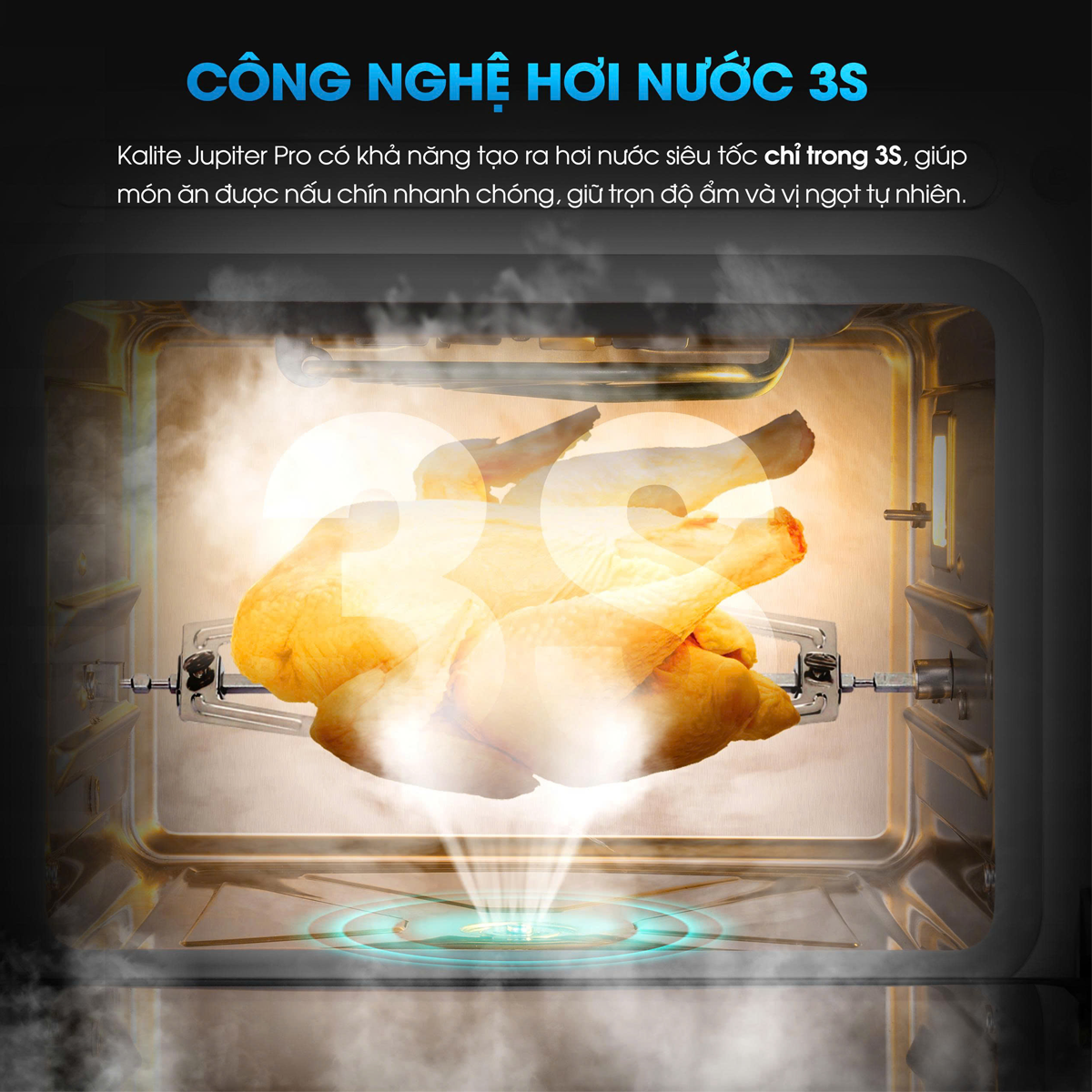 Nồi Chiên Hơi Nước Kalite Jupiter Pro 18 Lít 3