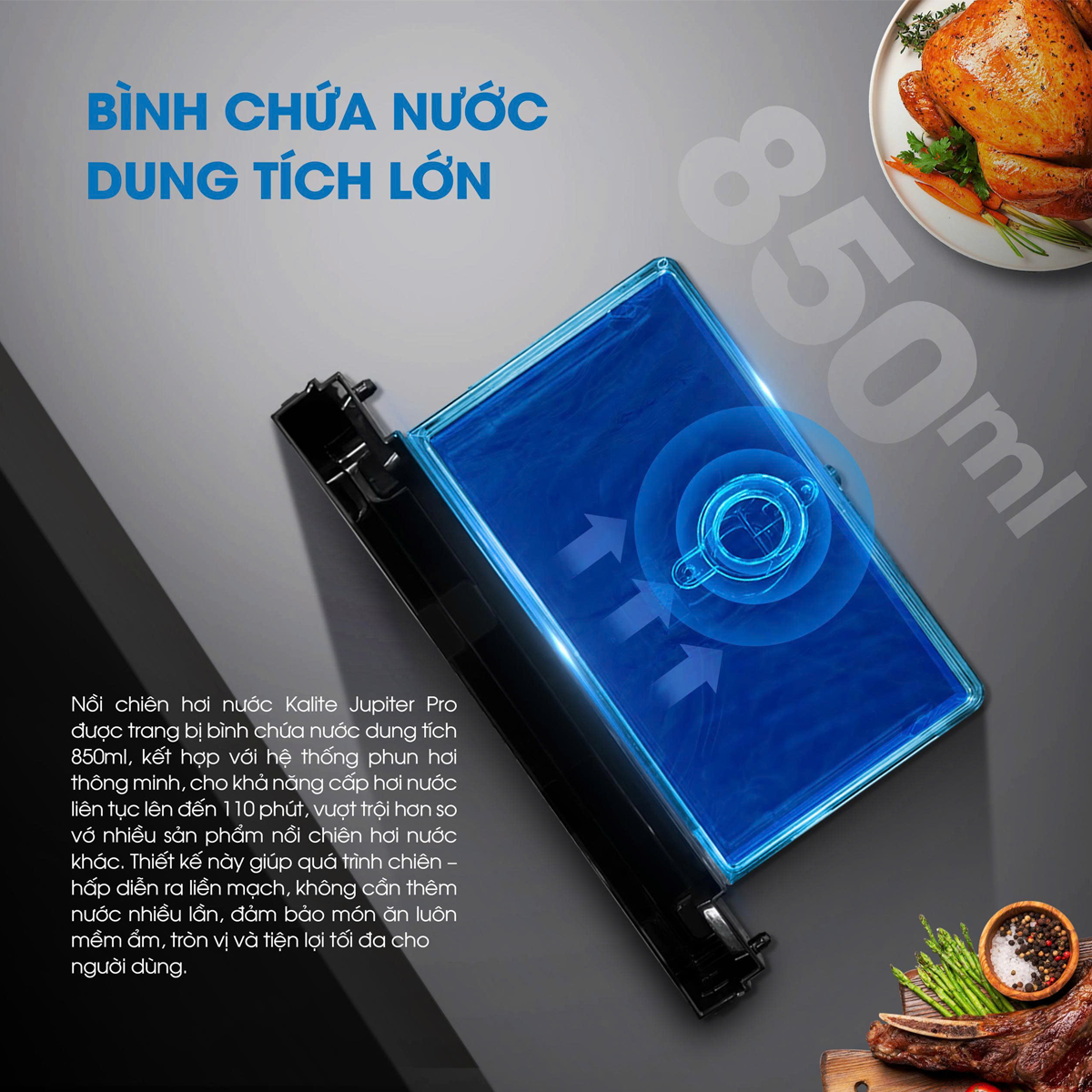 Nồi Chiên Hơi Nước Kalite Jupiter Pro 18 Lít 5