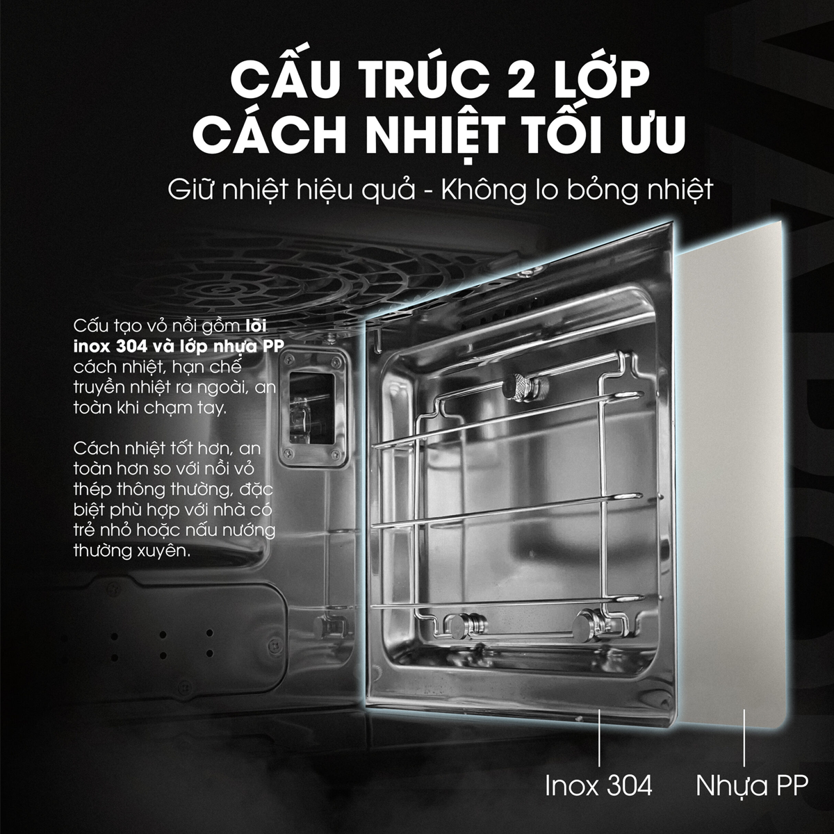 Nồi Chiên Hơi Nước Kalite Vapor 3