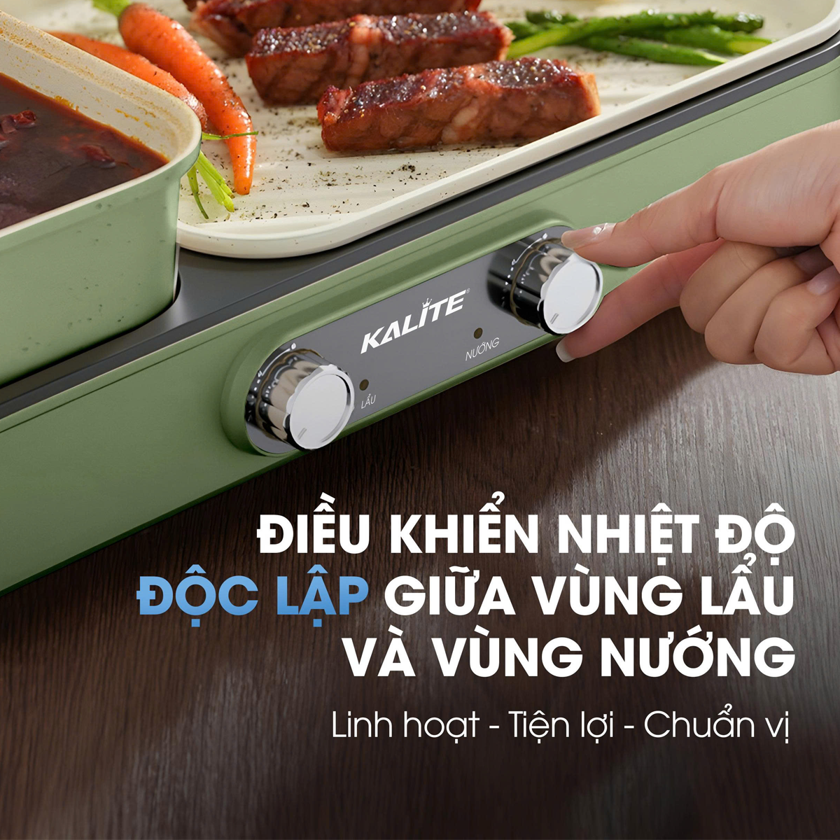 Bếp Lẩu Nướng Đa Năng Kalite KLG333 2