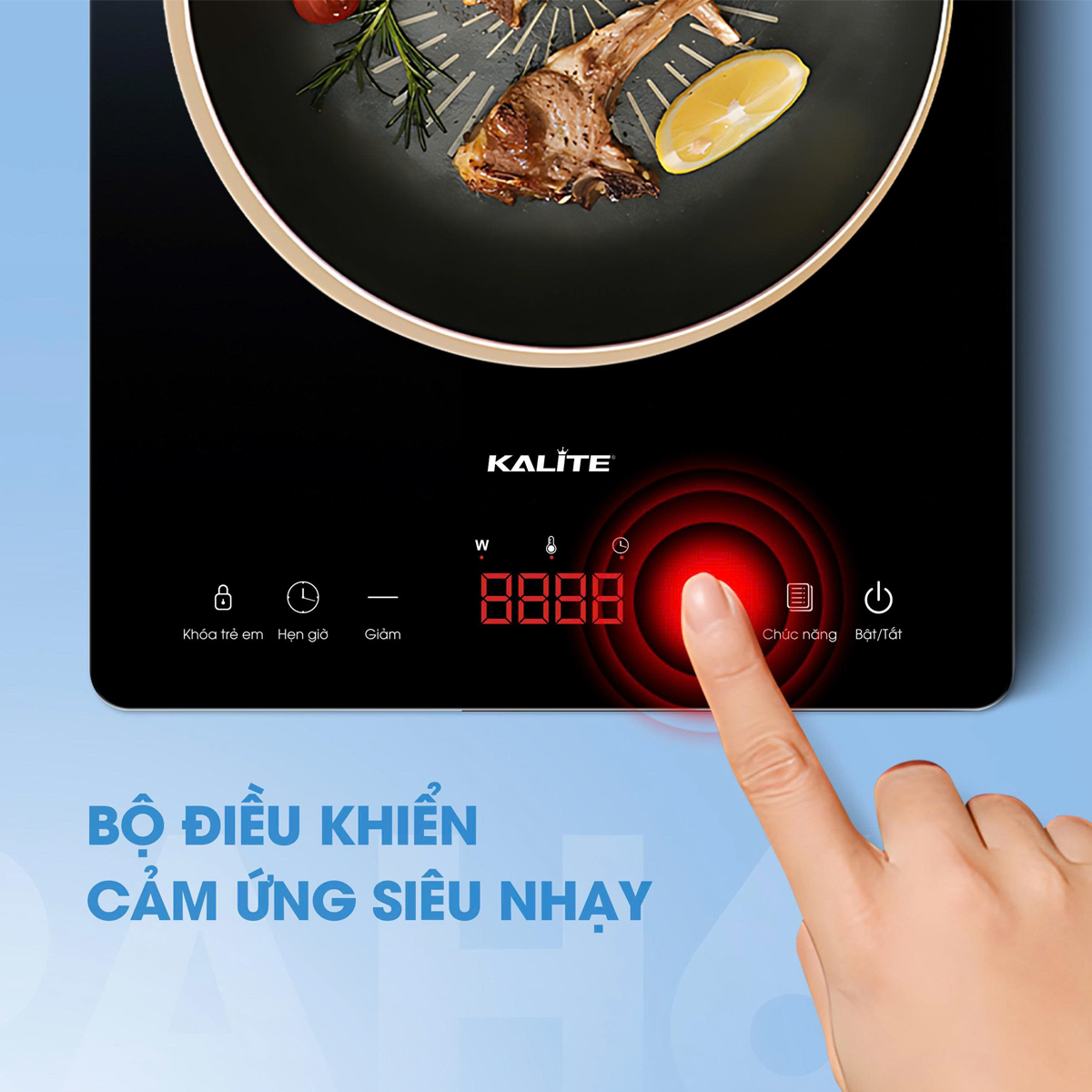 Bếp Từ Đơn Kalite Ultra H6 2000W 3
