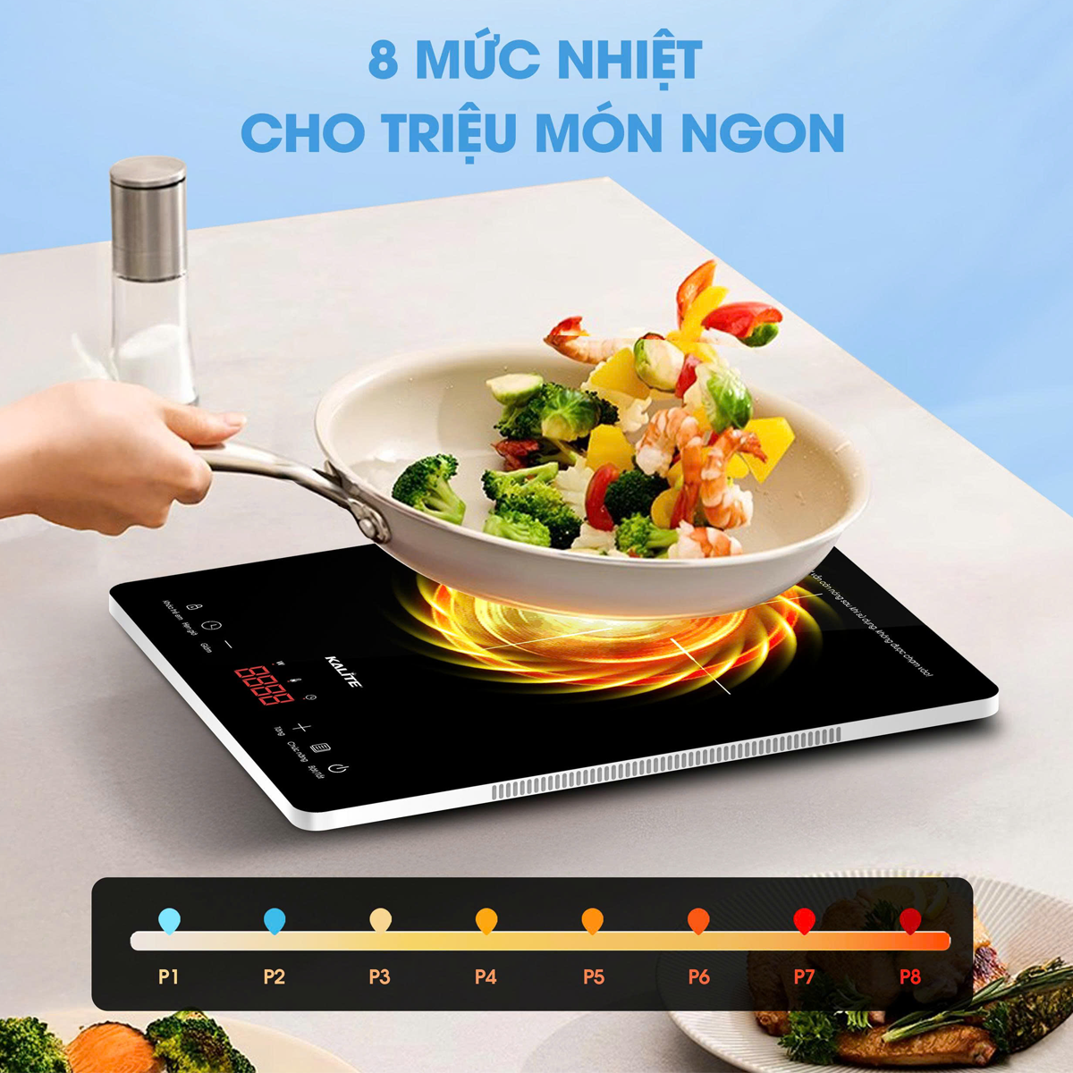 Bếp Từ Đơn Kalite Ultra H6 2000W 5