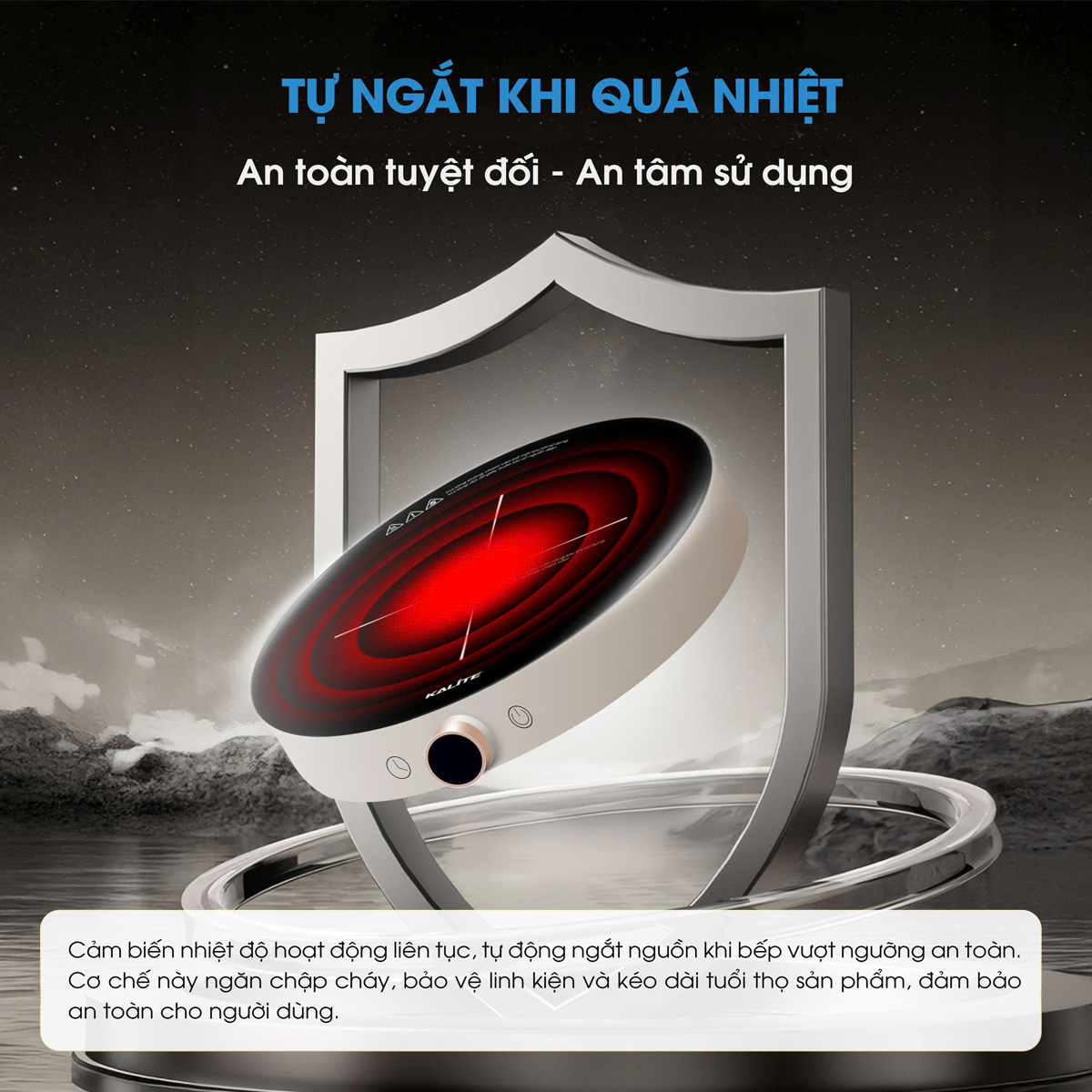 Bếp Từ Đơn Kalite Power S8 2000W 5