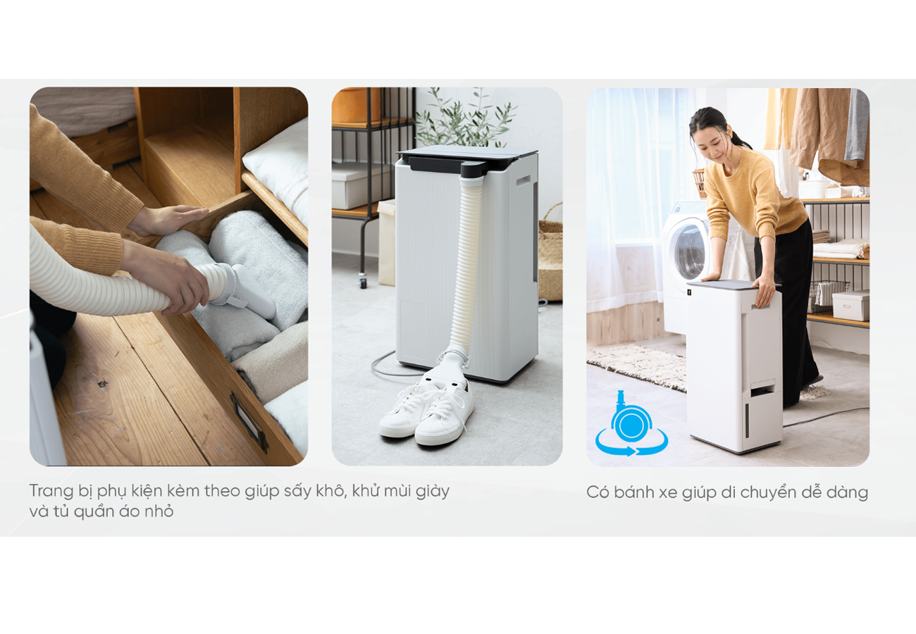 Máy Lọc Không Khí Có Chức Năng Hút Ẩm Sharp DW-T30FV-H - Xuất Xứ Thái Lan 7