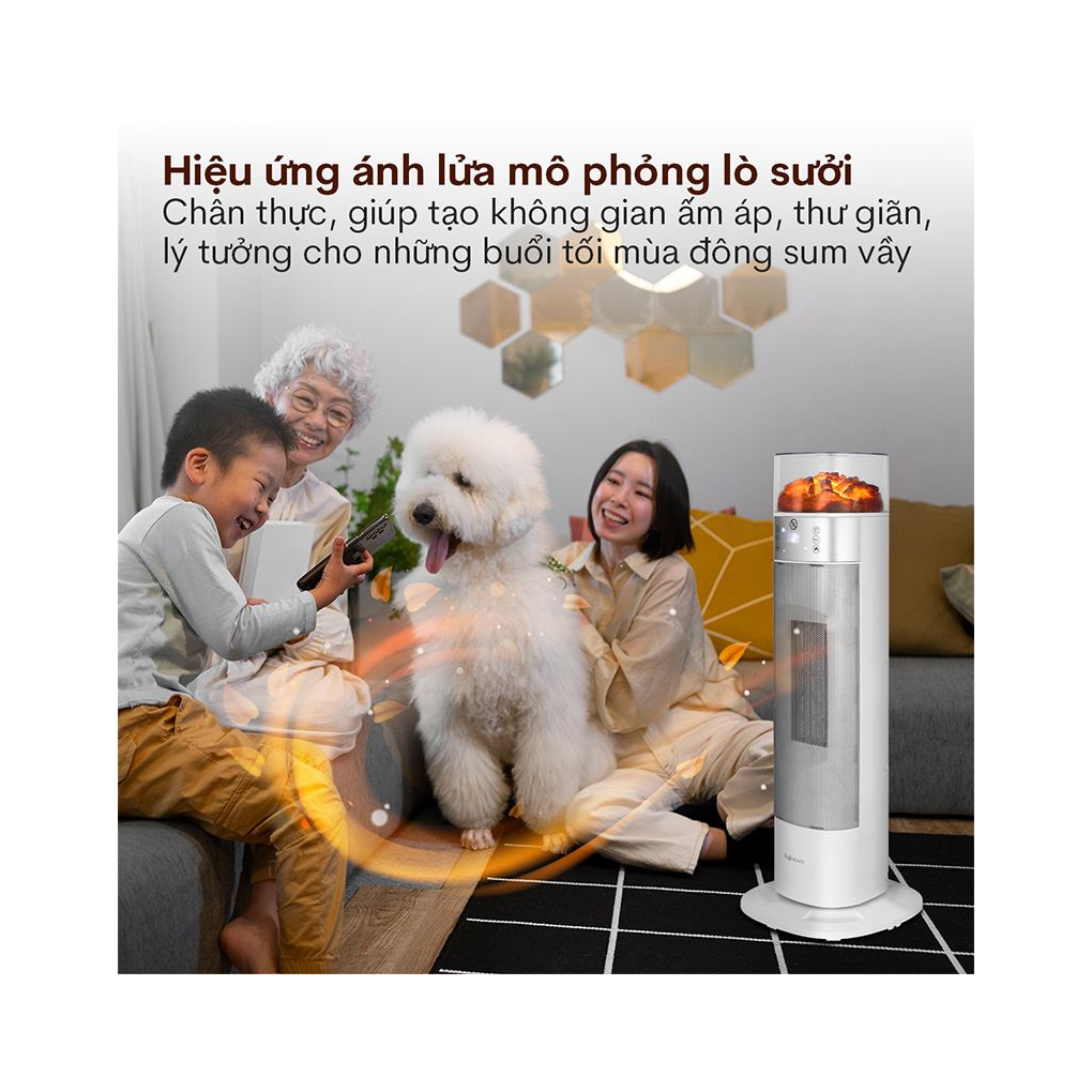 Quạt Sưởi Gốm Fujihome FH3100E 10
