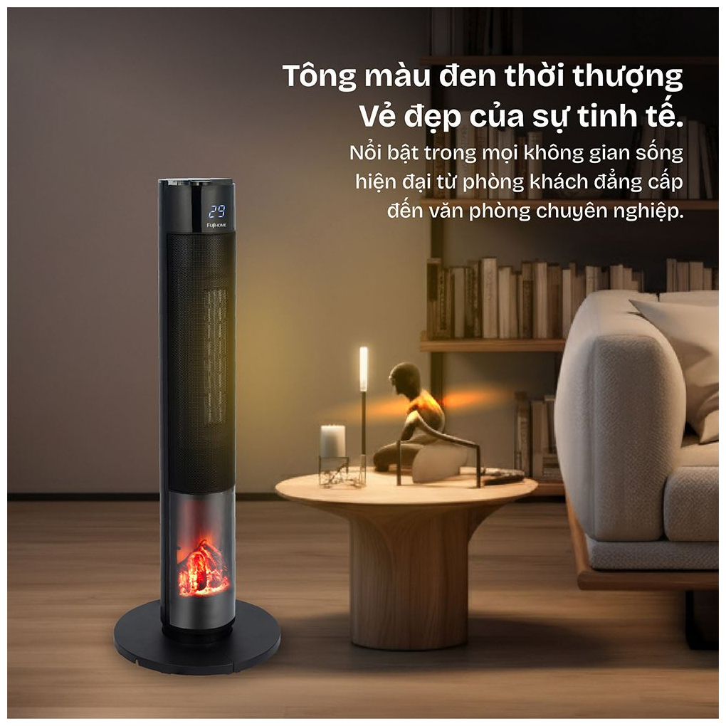 Quạt Sưởi Gốm Fujihome FH1950 4