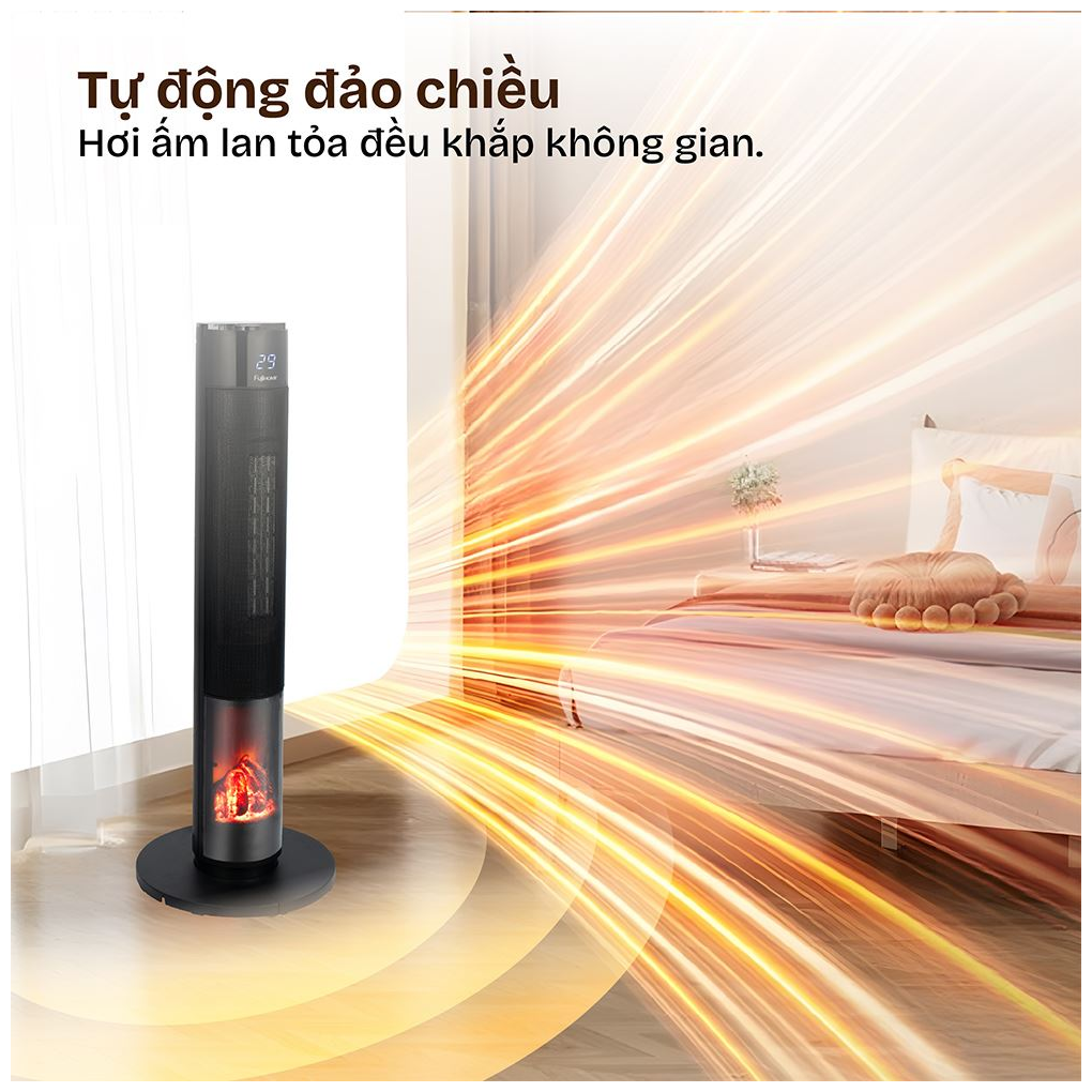 Quạt Sưởi Gốm Fujihome FH1950 9