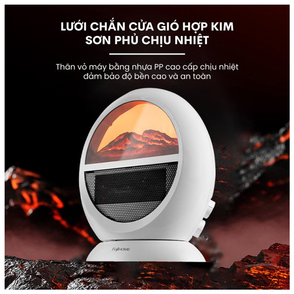 Quạt Sưởi Để Bàn Fujihome FH09 2