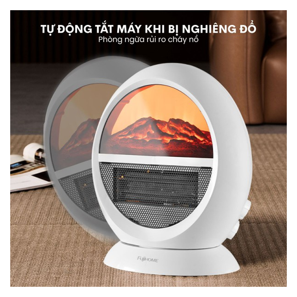 Quạt Sưởi Để Bàn Fujihome FH09 8