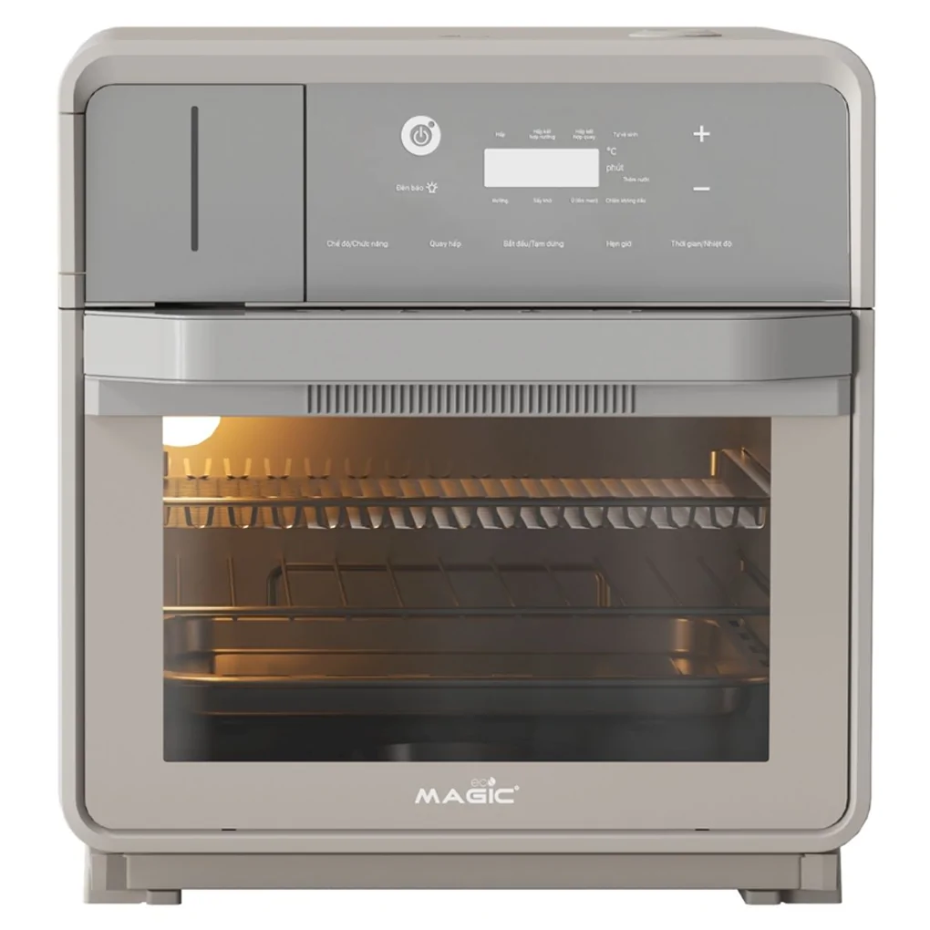 Nồi Chiên Không Dầu Kết Hợp Hấp Cao Cấp Magic Eco S-16