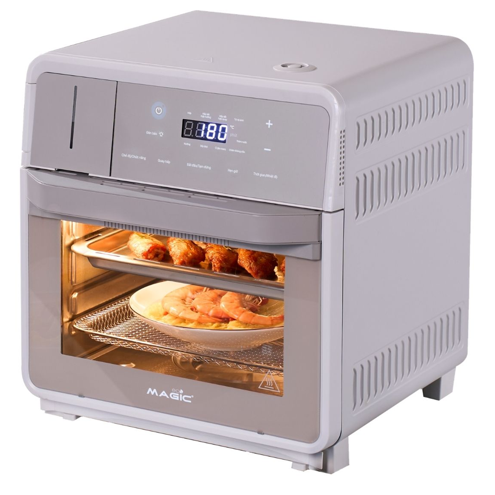Nồi Chiên Không Dầu Kết Hợp Hấp Cao Cấp Magic Eco S-16 1