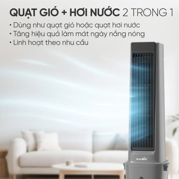 Quạt Hơi Nước Magic Eco AC-308 90W