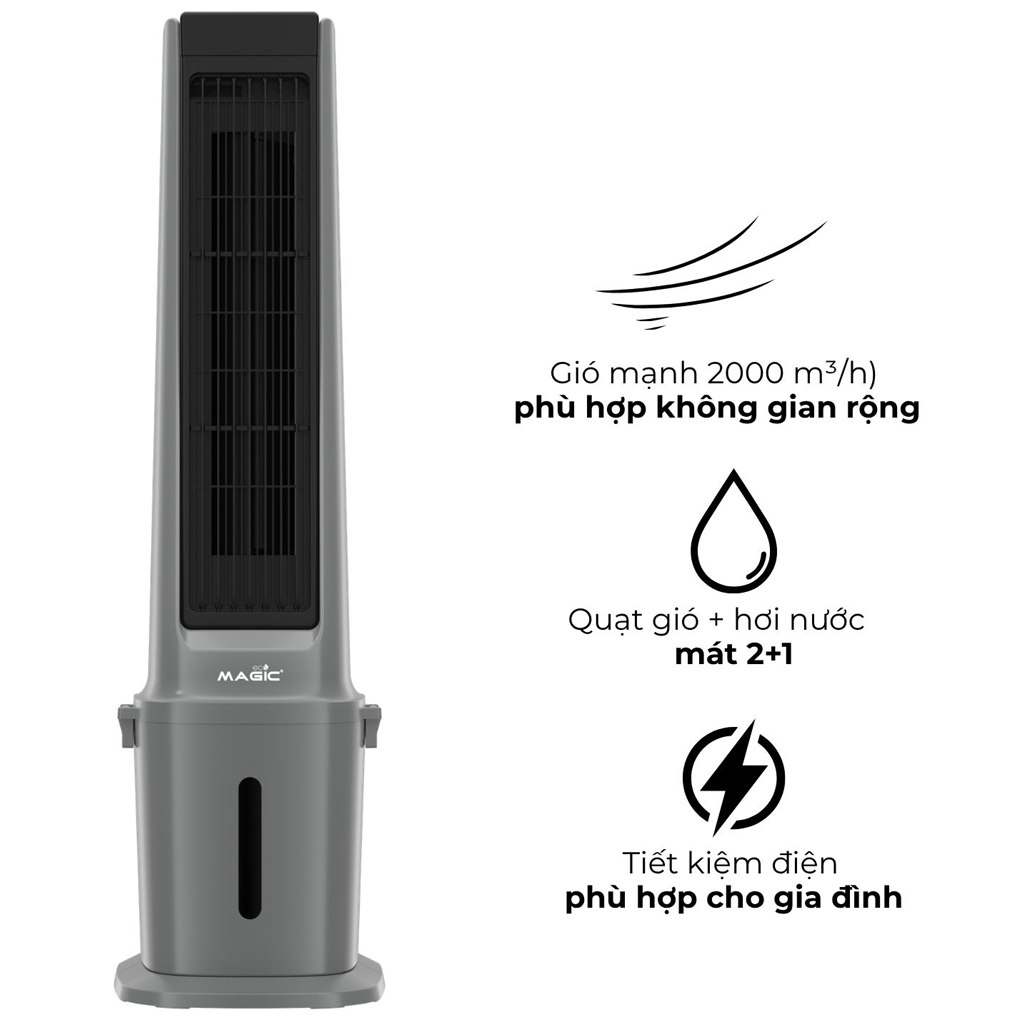 Quạt Hơi Nước Magic Eco AC-308 90W 1