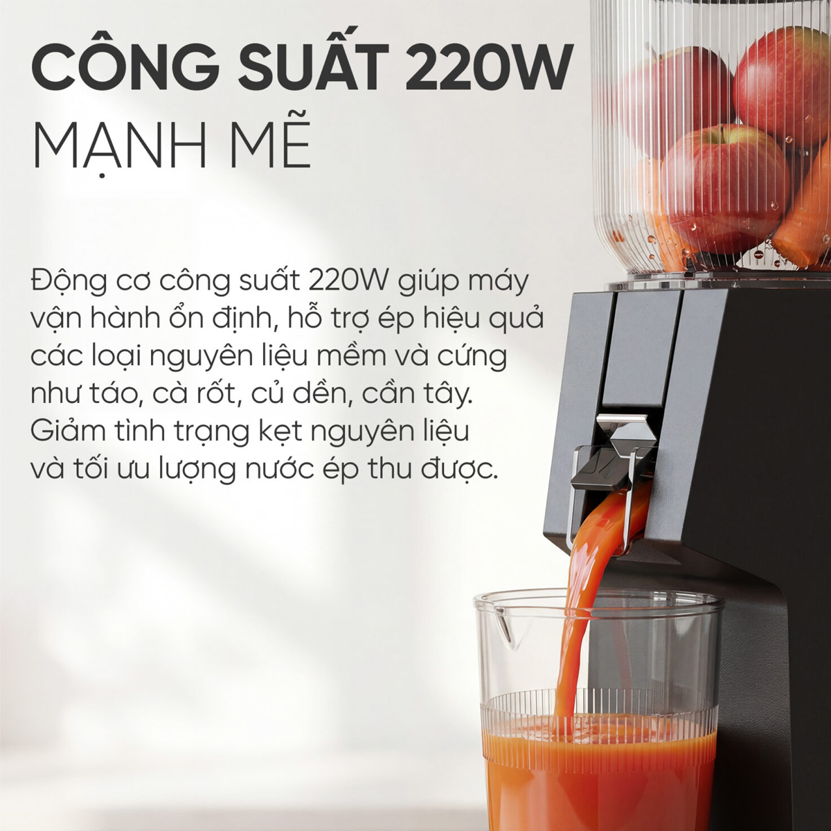 Máy Ép Chậm Magic Eco AC-150 220W 4
