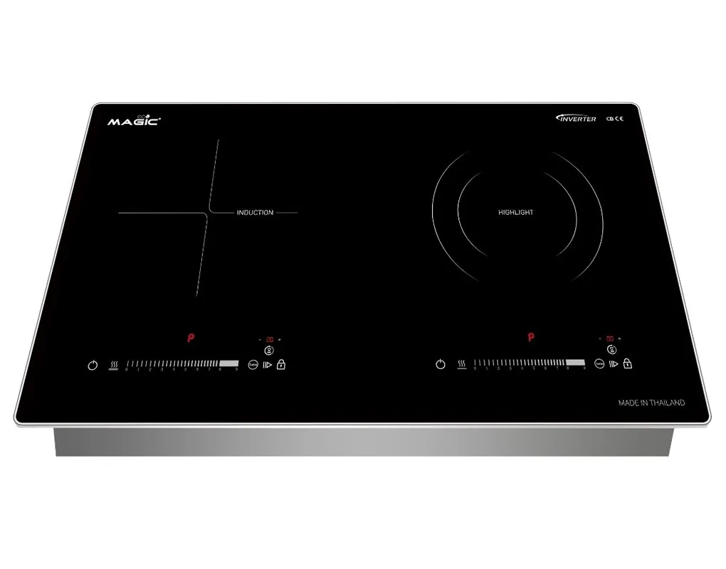 Bếp Đôi Điện Từ Kết Hợp Hồng Ngoại Magic Eco AC-222 - Xuất Xứ Thái Lan