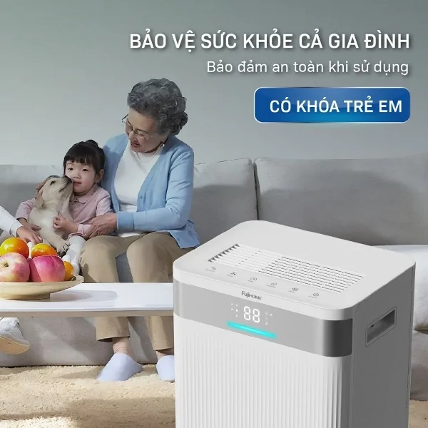 Máy Hút Ẩm Dân Dụng Fujihome DH20NW 5