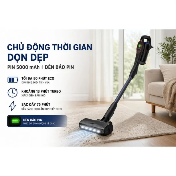 Máy Hút Bụi Không Dây Bosch BCS1051POW