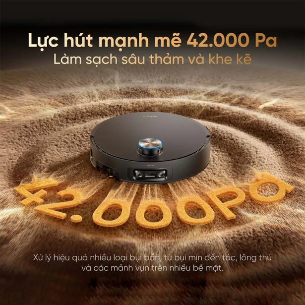 Robot Hút Bụi Lau Nhà Dreame X60 Ultra Extreme Màu Đen