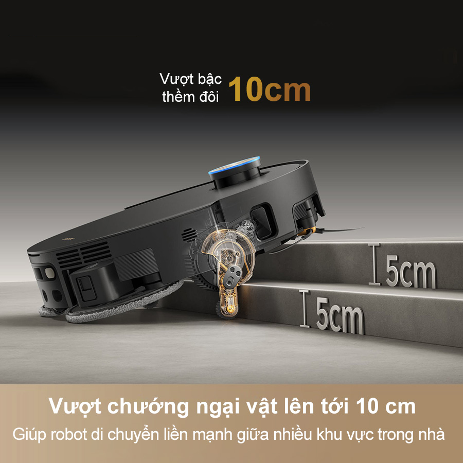Robot Hút Bụi Lau Nhà Dreame X60 Ultra Extreme Màu Đen 11