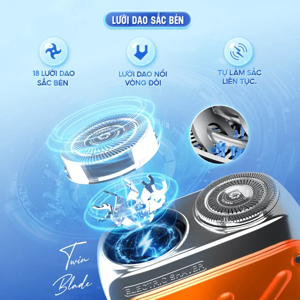 Máy Cạo Râu Du Lịch Masuto MSShaverGo