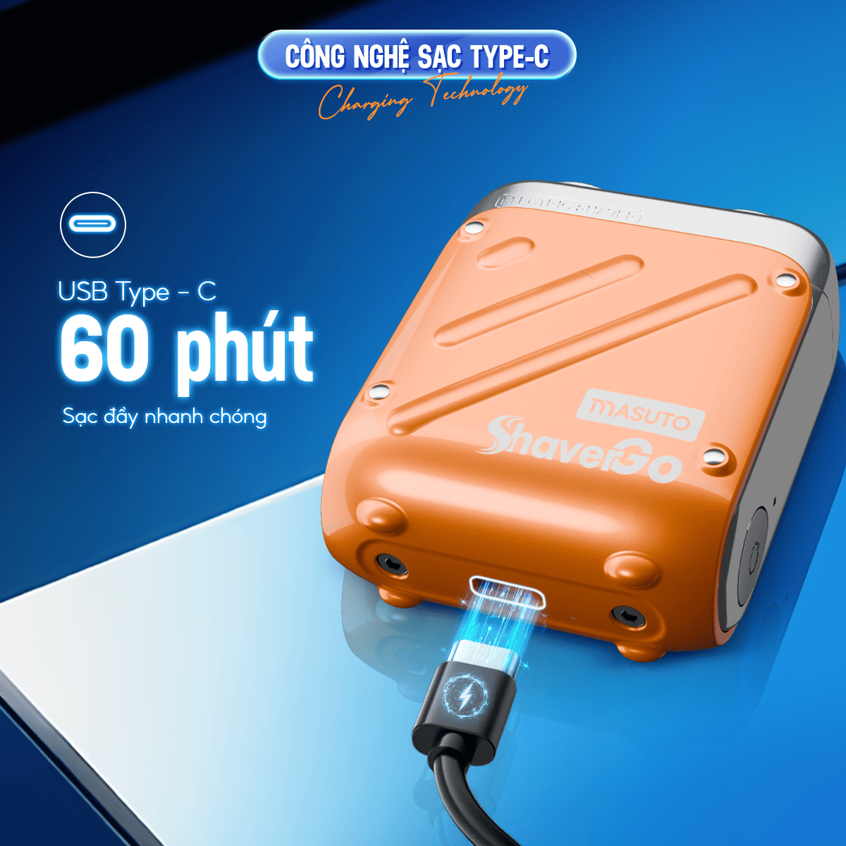 Máy Cạo Râu Du Lịch Masuto MSShaverGo 6
