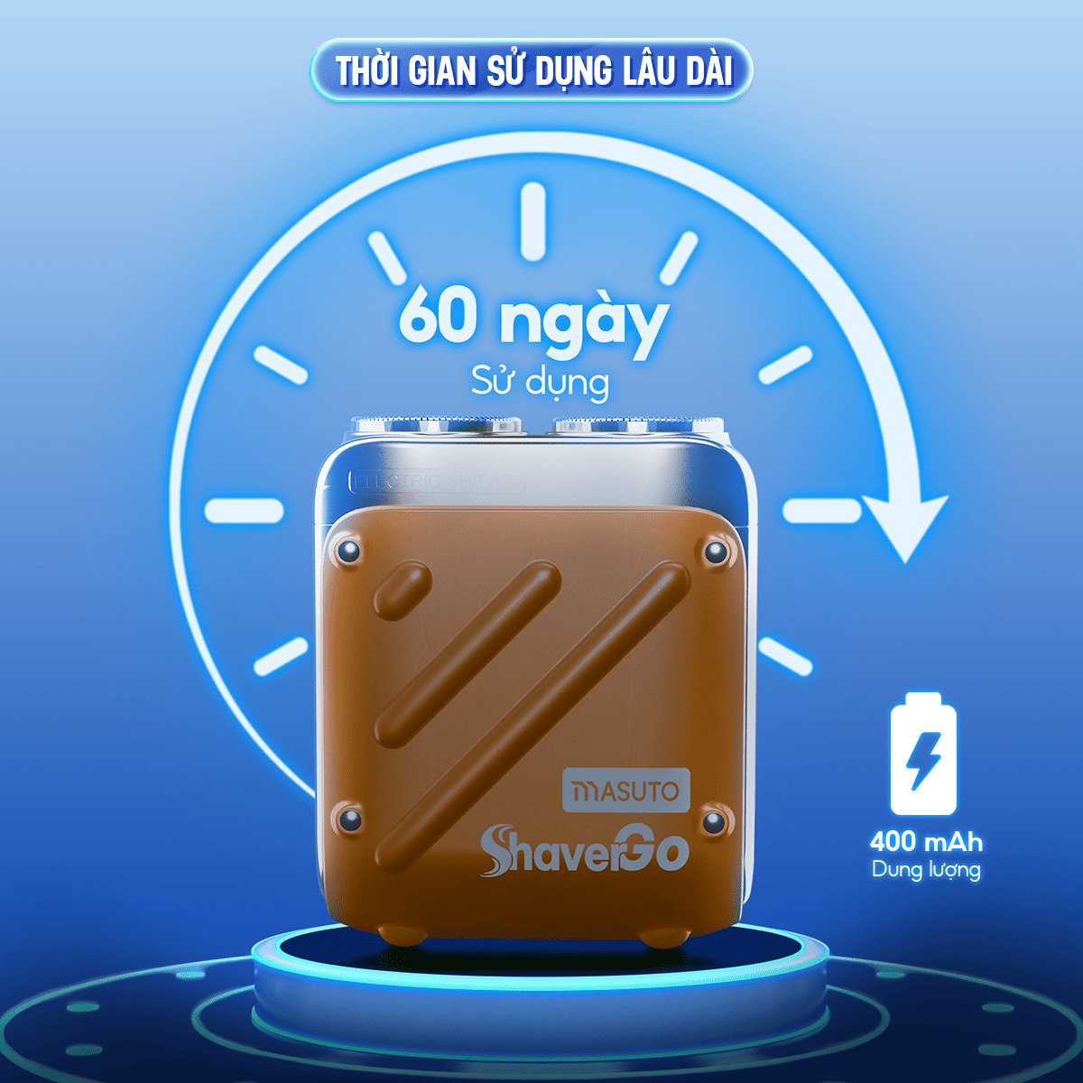 Máy Cạo Râu Du Lịch Masuto MSShaverGo 7