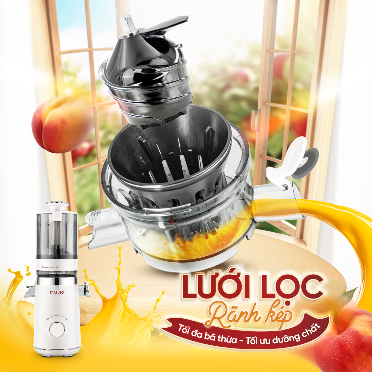 Máy Ép Chậm Masuto MSFresh 2