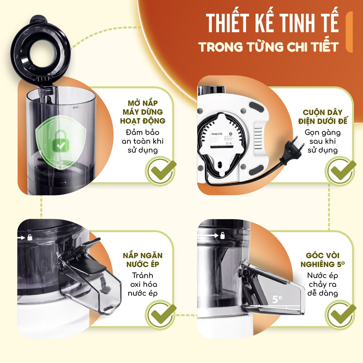 Máy Ép Chậm Masuto MSHealthy 6