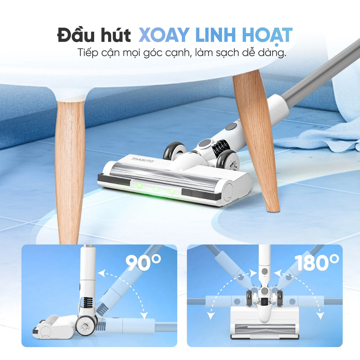 Máy Hút Bụi Không Dây Masuto MSClean (Bản Tiêu Chuẩn) 4