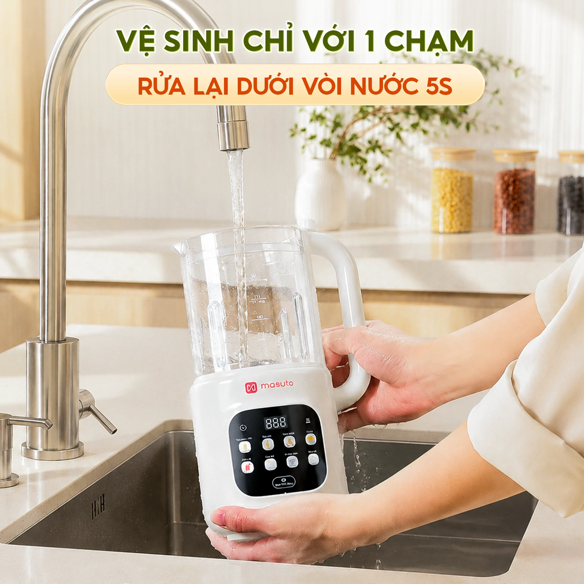 Máy Làm Sữa Hạt Masuto MSLOVESMART 8