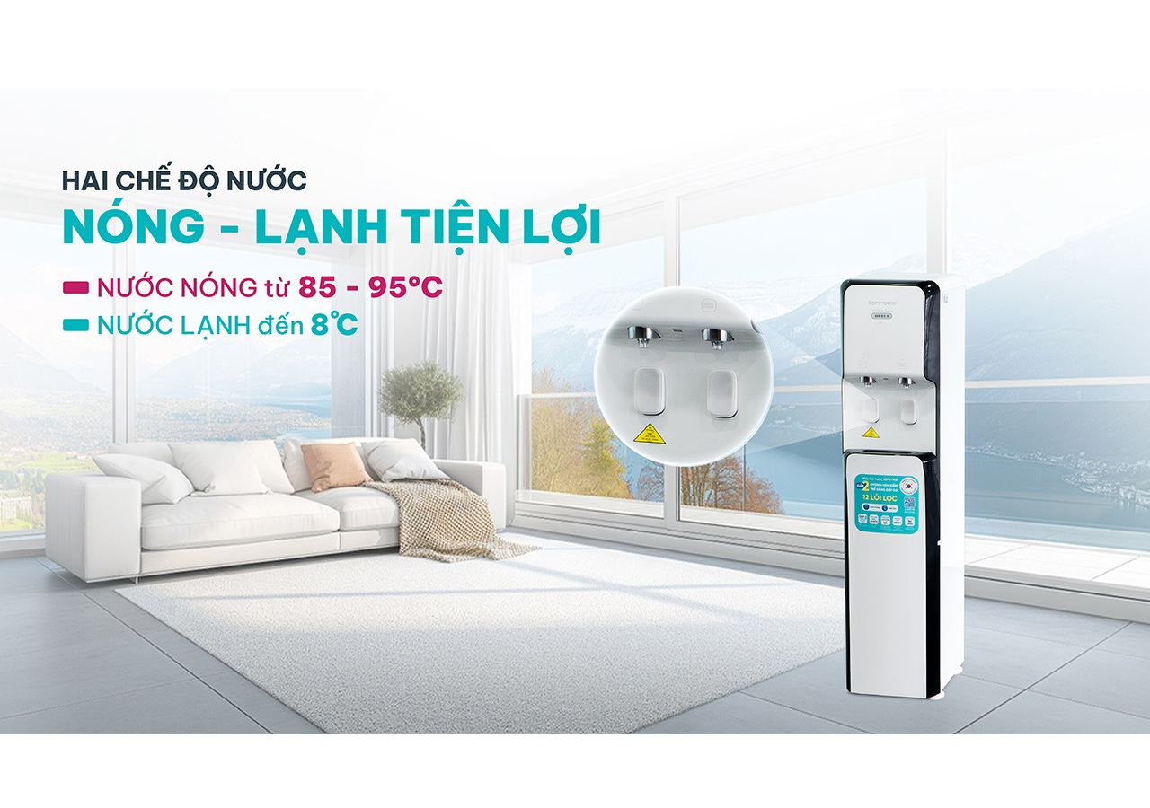 Máy Lọc Nước Có Nóng Lạnh KoriHome WPK-968 5