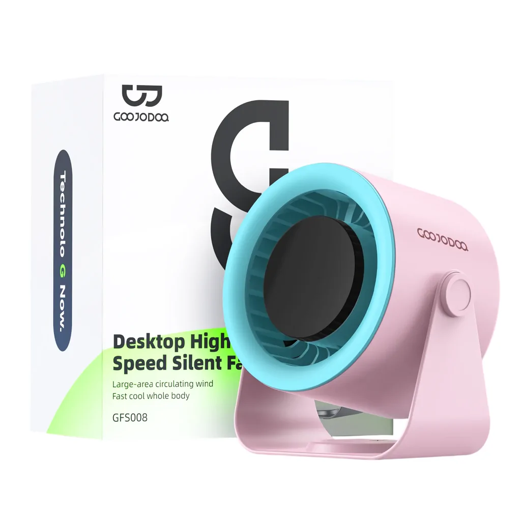 Quạt Để Bàn GOOJODOQ GFS008 (SAKURA PINK)