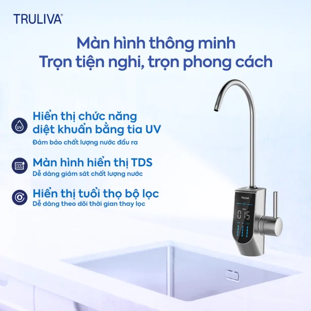 Máy Lọc Nước Âm Tủ Truliva UR5840