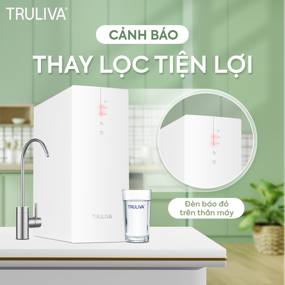 Máy Lọc Nước Âm Tủ Truliva UR3626 2