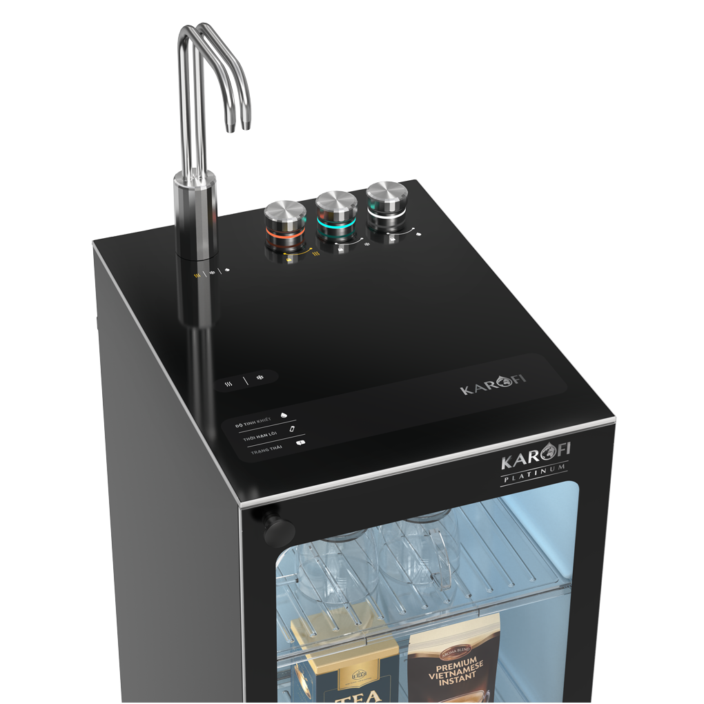 Máy Lọc Nước Có Nóng Lạnh Karofi Platinum L26 6