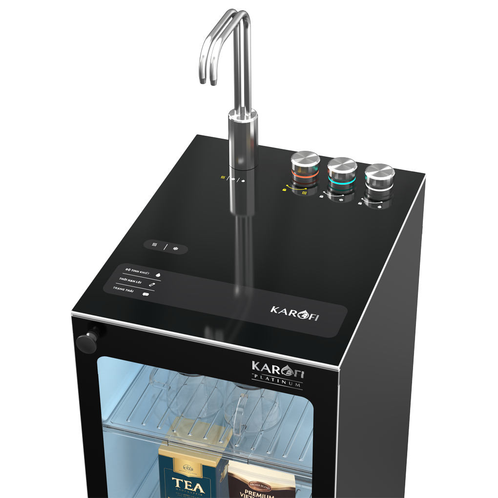 Máy Lọc Nước Có Nóng Lạnh Karofi Platinum L26 7