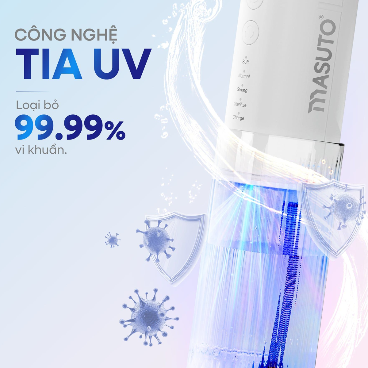 Máy Tăm Nước Gấp Gọn Masuto MSTravelFloss 3