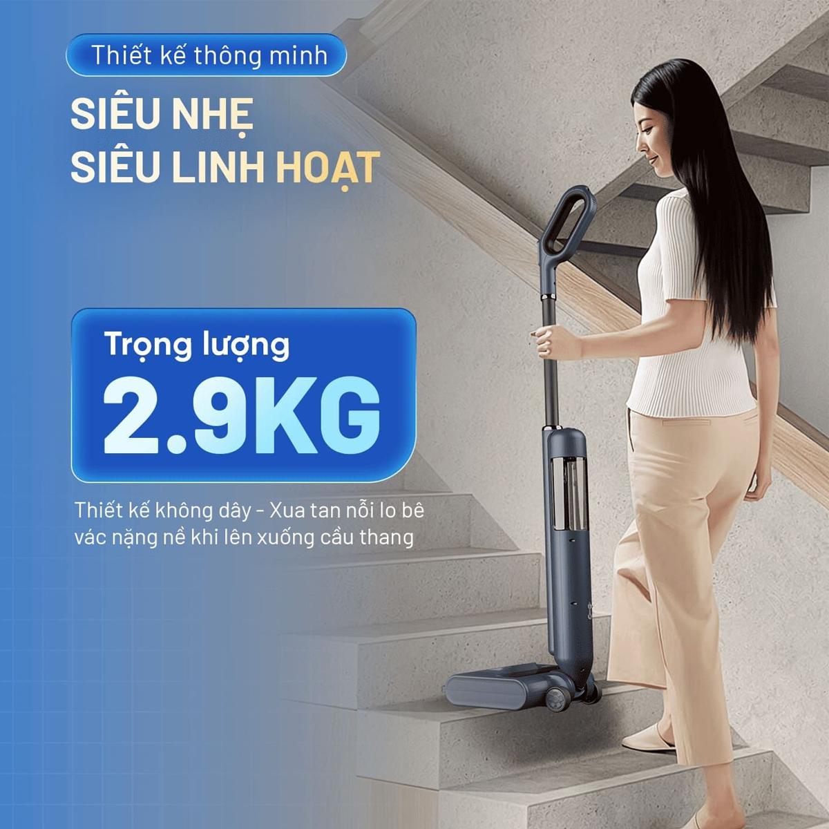 Máy Lau Nhà Cầm Tay Masuto MSWetClean 4