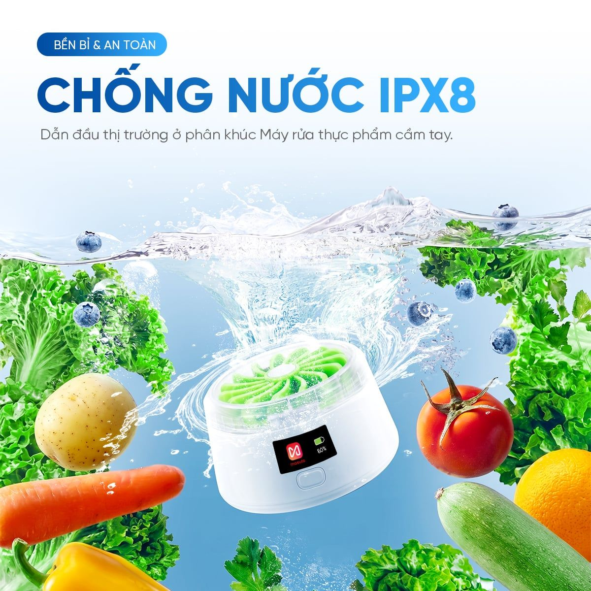 Máy Rửa Thực Phẩm Bằng Ozone Masuto MSPrimeSafe 5