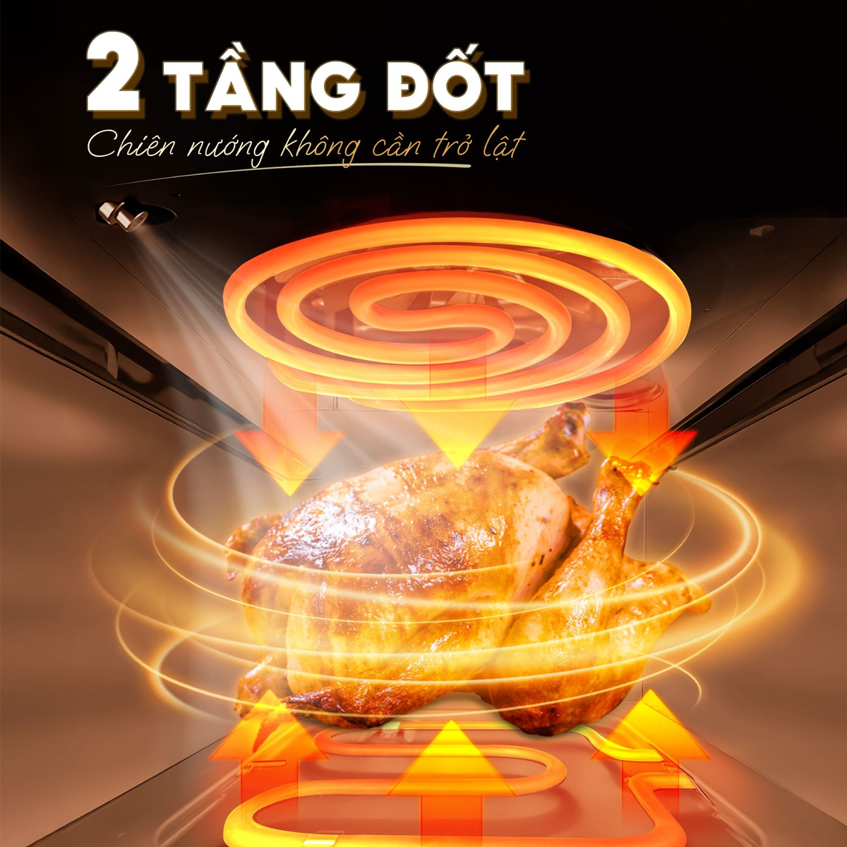 Nồi Chiên Không Dầu Phun Sương Hơi Nước Masuto MSKing 6.0 Lít 4