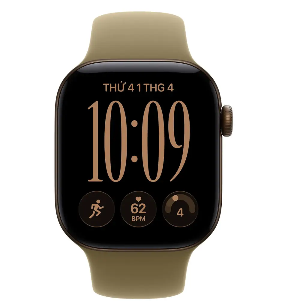Apple Watch Series 12 GPS 42mm Viền Nhôm Dây silicone 0