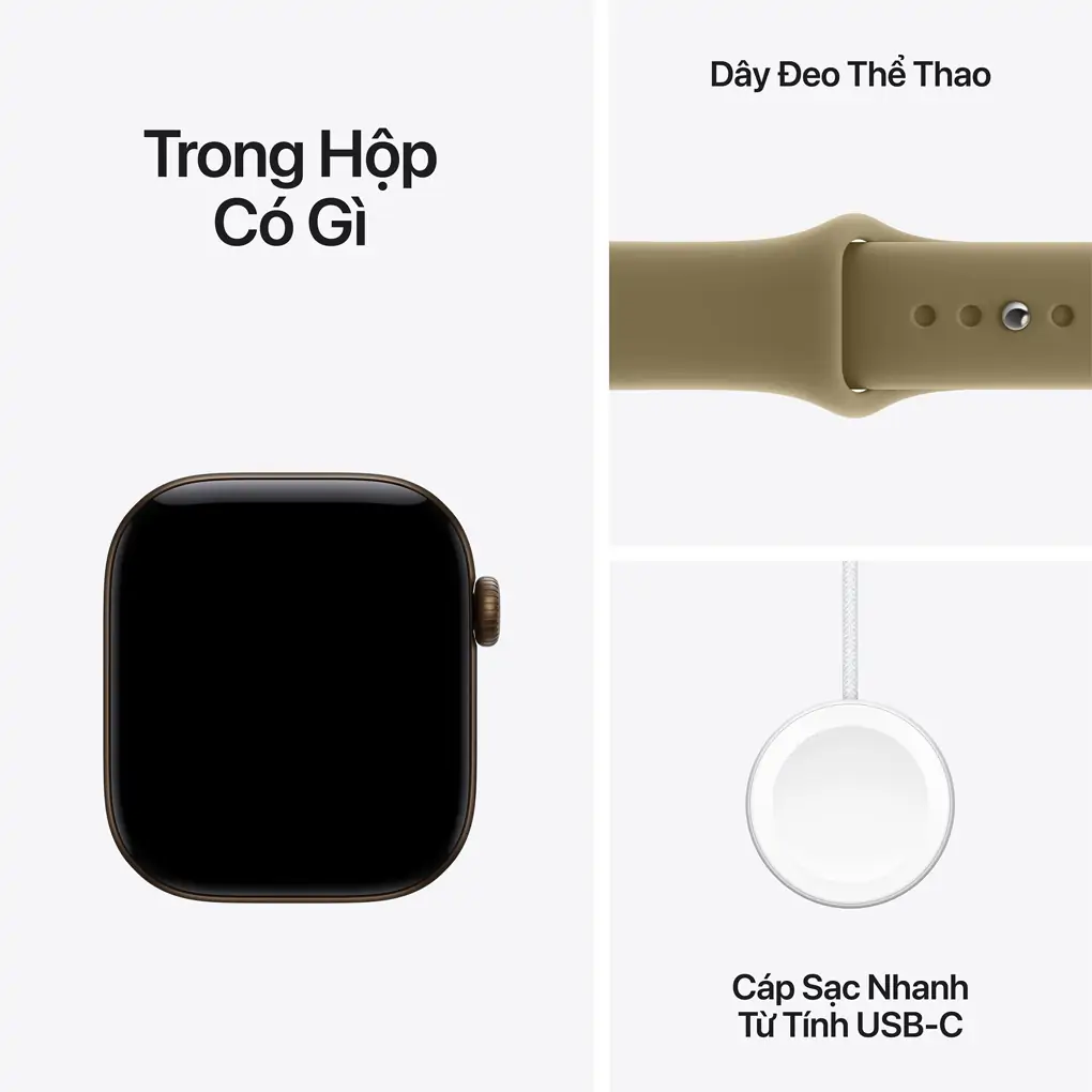 Apple Watch Series 12 GPS 42mm Viền Nhôm Dây silicone 1
