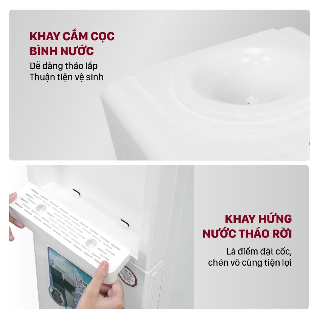 Cây Nước Nóng Lạnh Fujihome WD675C-W 3