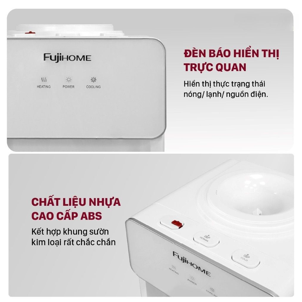 Cây Nước Nóng Lạnh Fujihome WD675C-W 4
