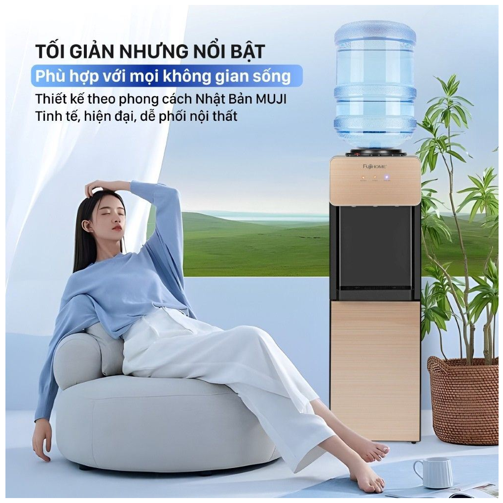 Cây Nước Nóng Lạnh Fujihome WD675C-Y 2
