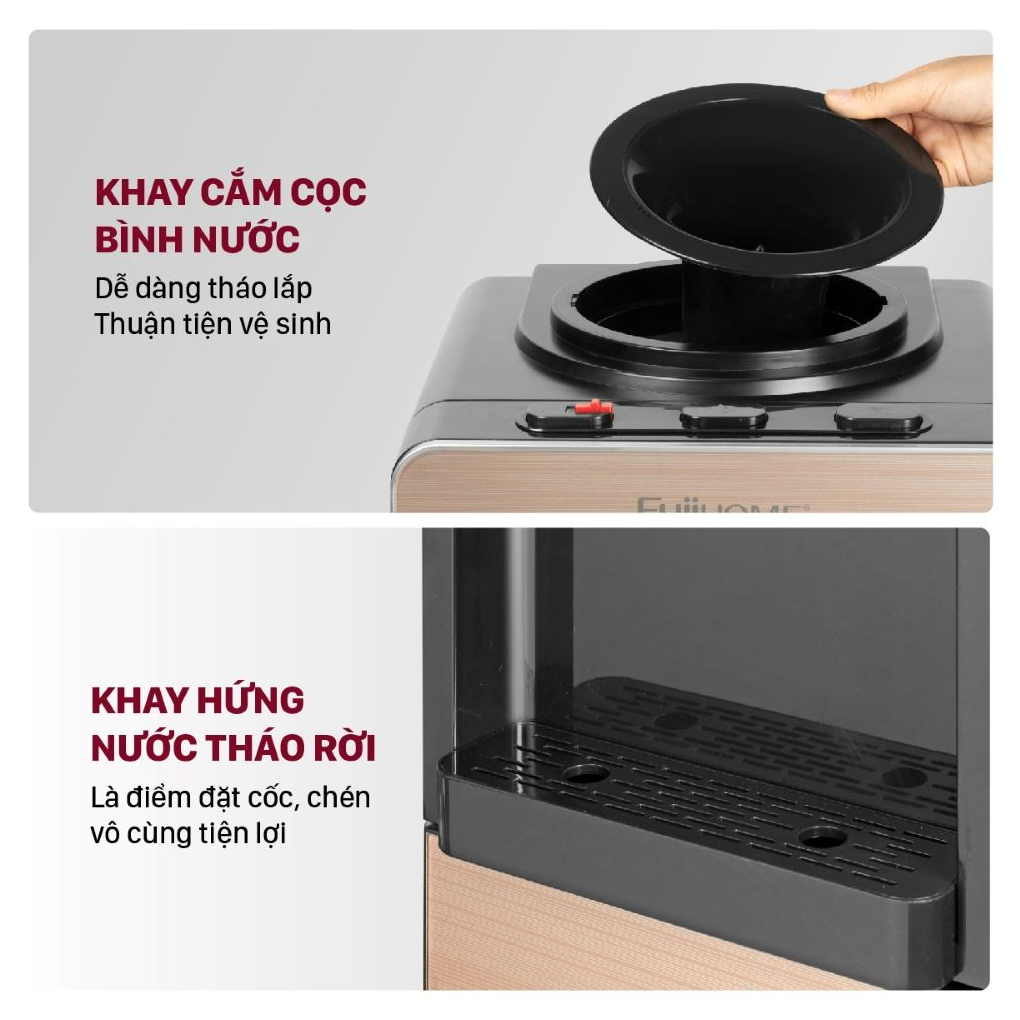 Cây Nước Nóng Lạnh Fujihome WD675C-Y 4