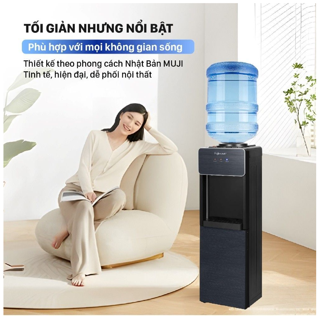 Cây Nước Nóng Lạnh Fujihome WD675C-B 2