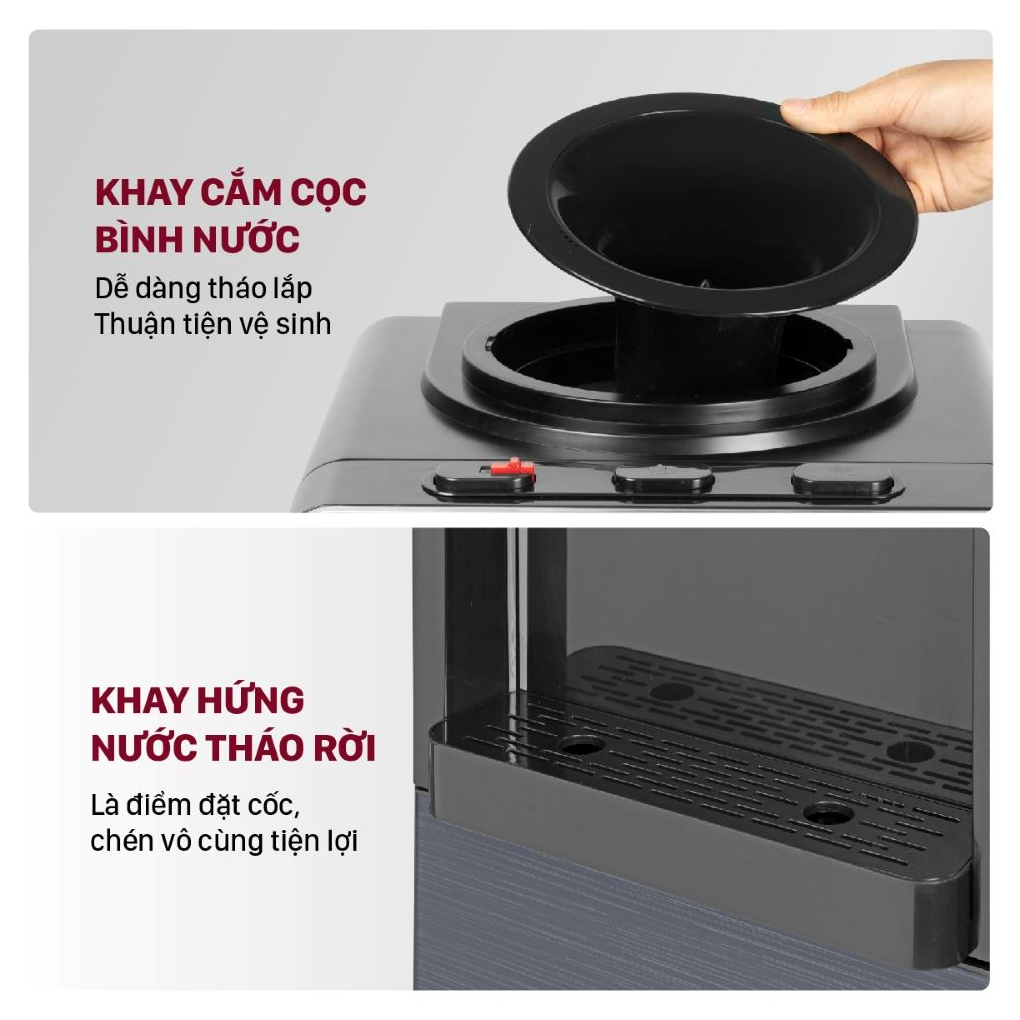 Cây Nước Nóng Lạnh Fujihome WD675C-B 3