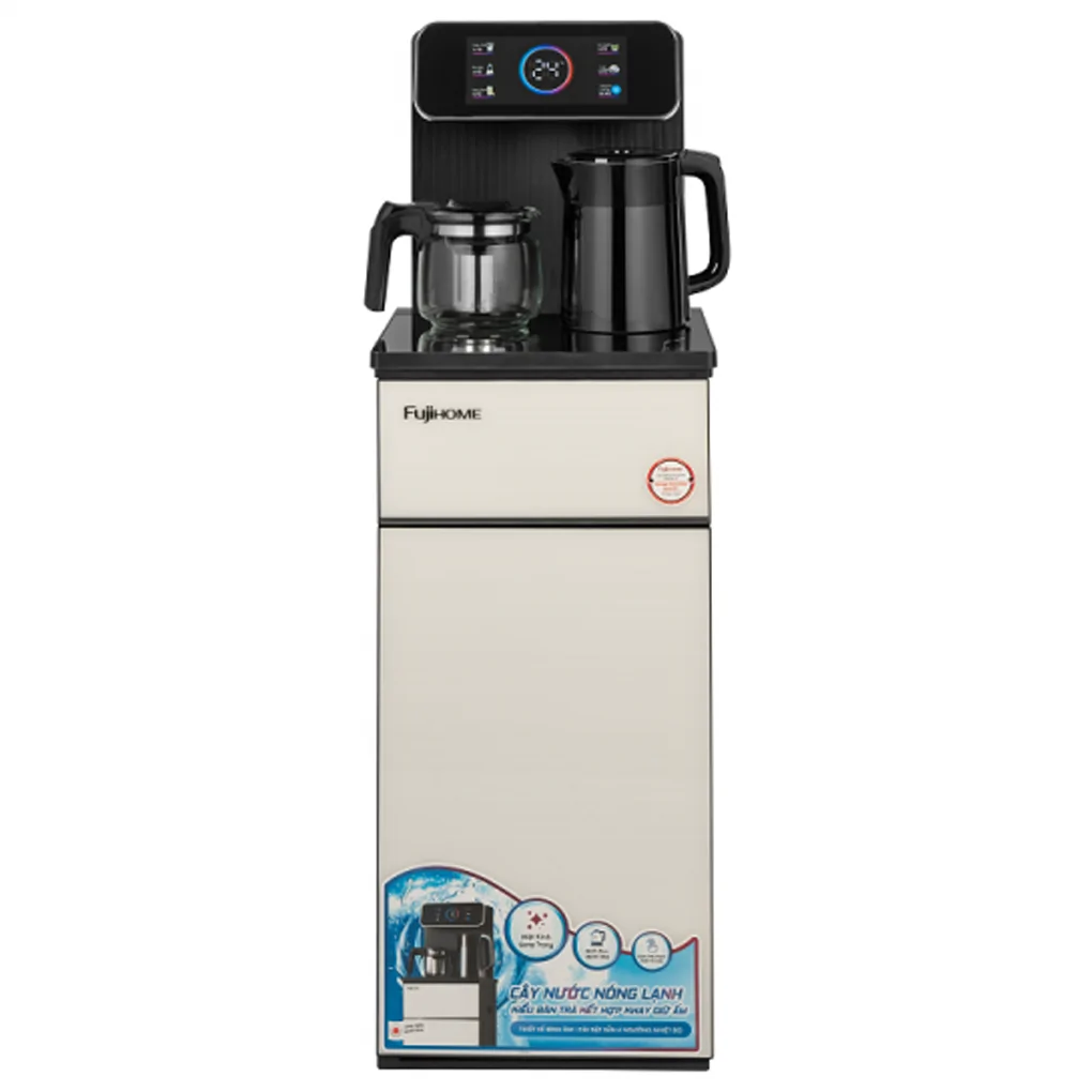 Cây Nước Nóng Lạnh Bình Âm Kết Hợp Bàn Pha Trà, Cafe Fujihome TBD22