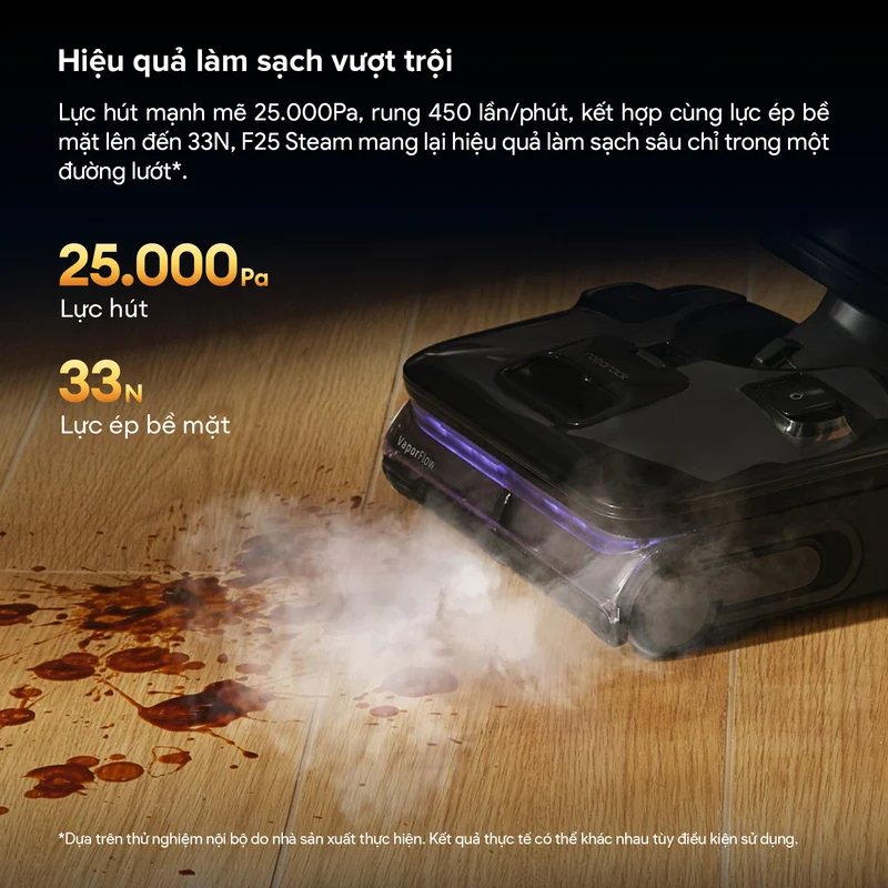 Máy Hút Bụi Lau Sàn Roborock F25 Steam 1